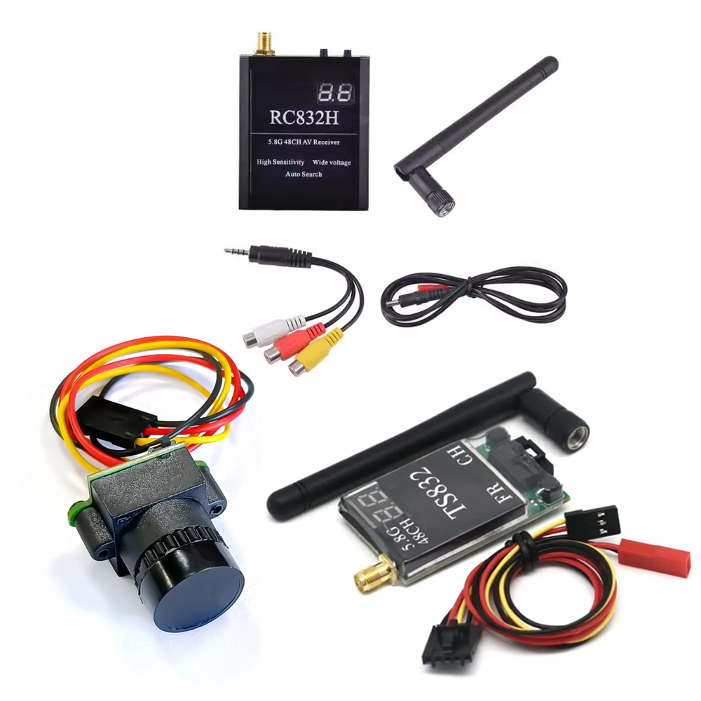 Drone Racing Camera - TS832 Alıcı +RC832 +1000TVL kamera 48CH