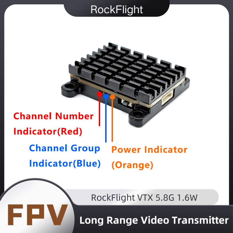 RockFlight TX663 VTX 5.8G 48CH - Drone Racing Receiver incelemesi ve fiyatı