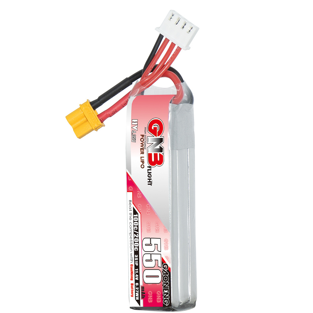 GNB HV 11.4V 550mAh 100C/200C  - Drone Racing Battery incelemesi ve fiyatı